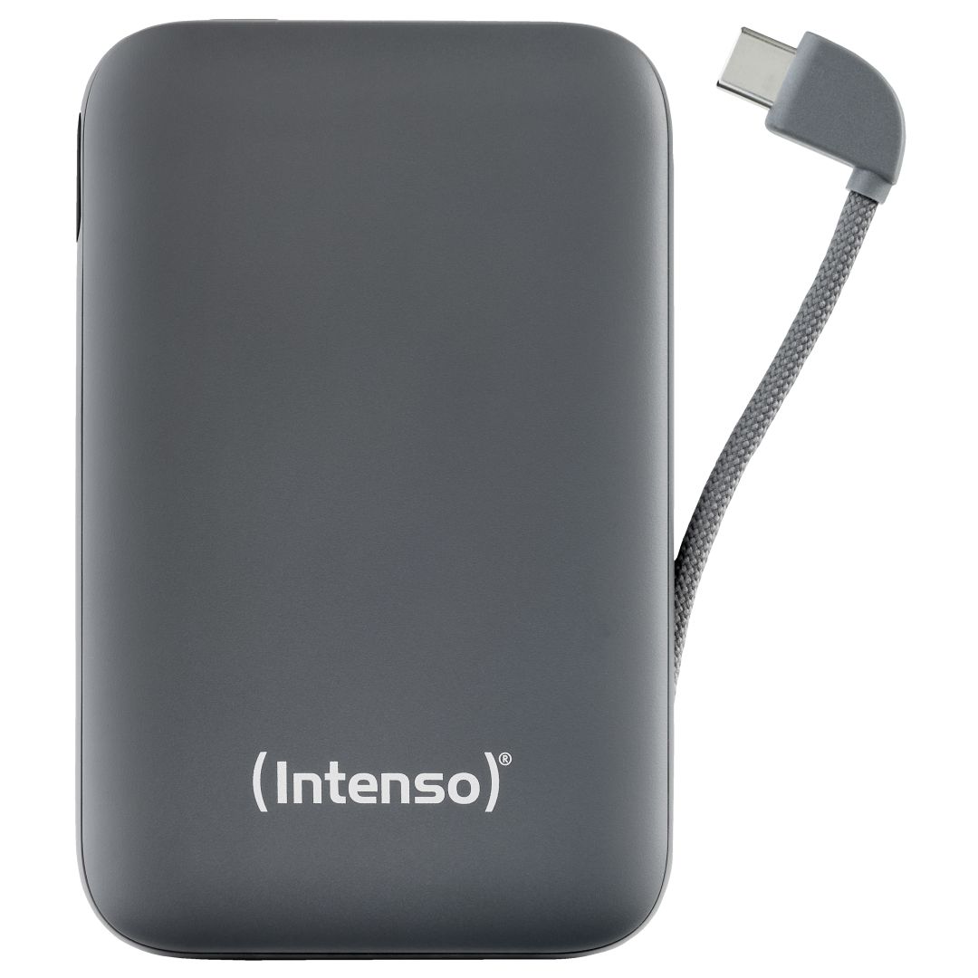 Intenso S10000 10000mAh + Integriertes USB-C PowerBank Grey