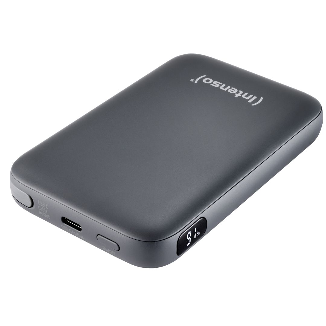 Intenso S10000 10000mAh + Integriertes USB-C PowerBank Grey