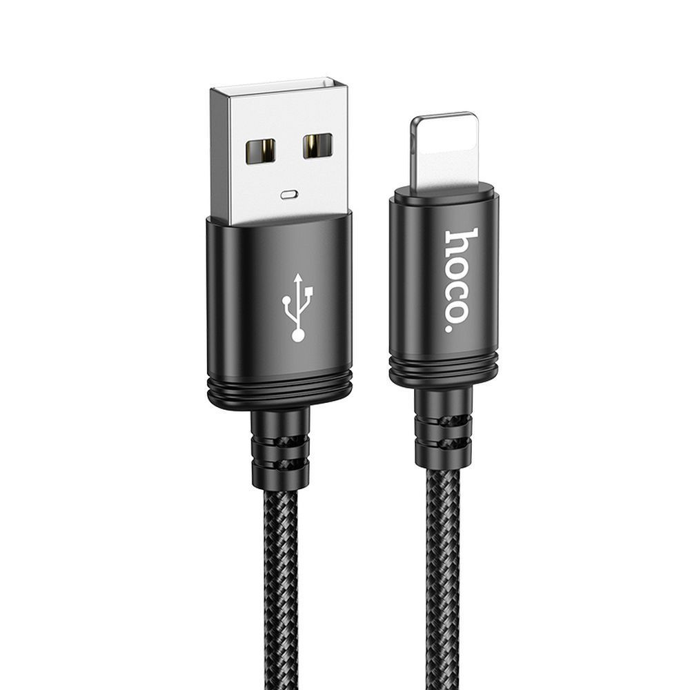 Hoco USB-A to Lightning cable 2m Black