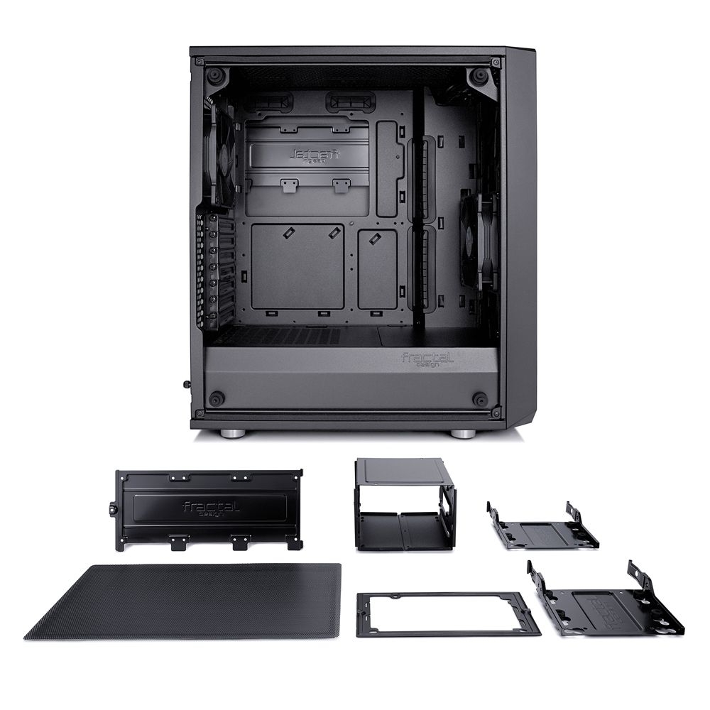 Fractal Design Meshify C Tempered Glass Black