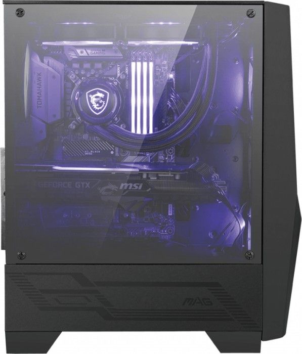 Msi MAG FORGE 100M Tempered Glass Black