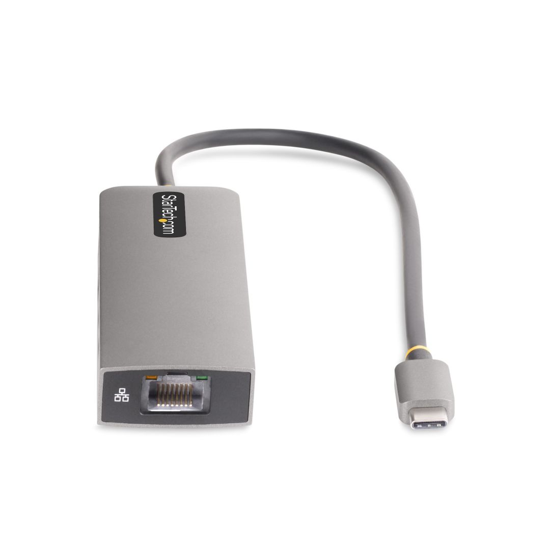 Startech 3-Port USB-C Hub with 2.5 Gbps Ethernet and 100W Power Delivery Pass-Through Port