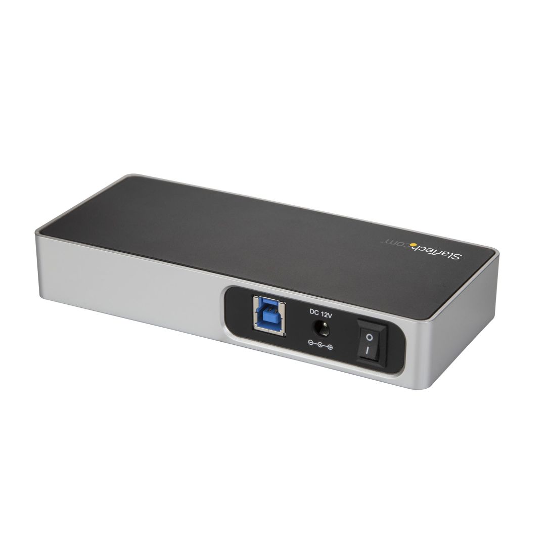 Startech 7-portos USB3.0 HUB Black/Silver