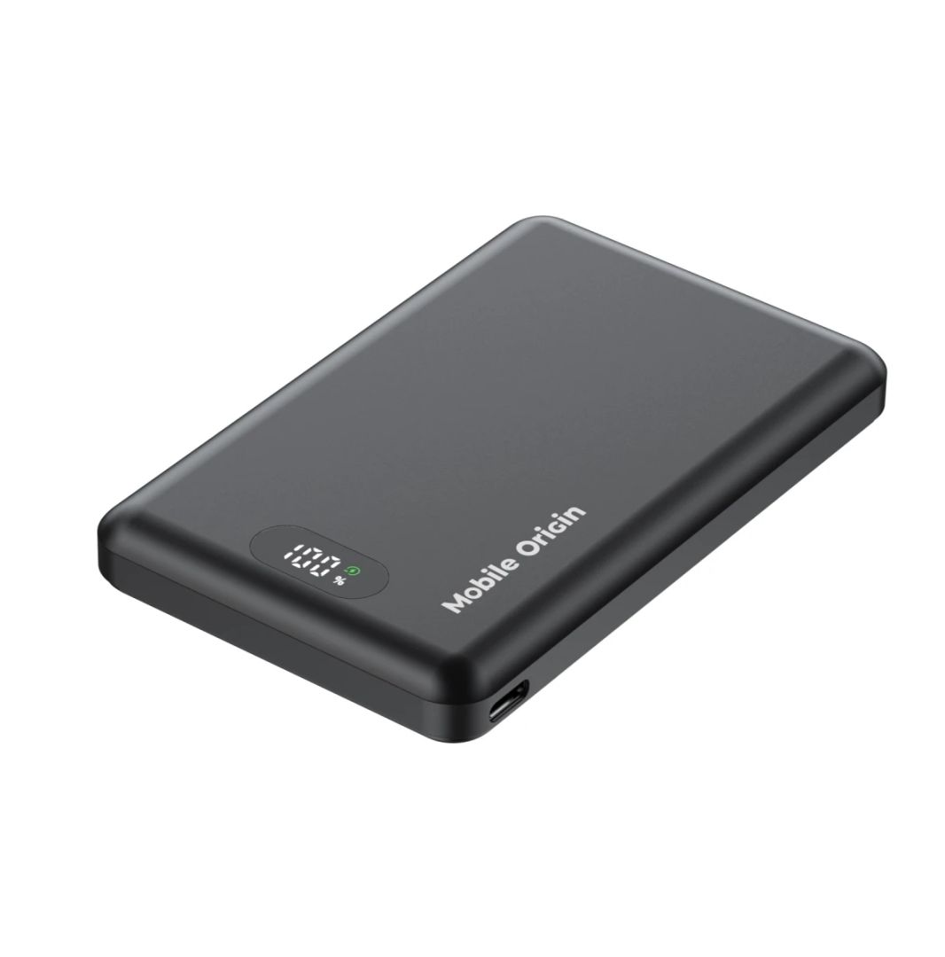 Mobile Origin Wireless Metal Slim 10000mAh PowerBank Black