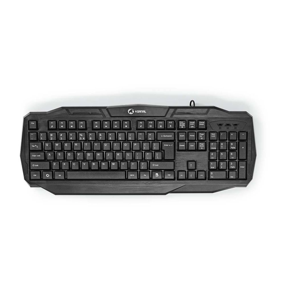 Nedis GKBD100BKUS Wired Gaming Keyboard Black US