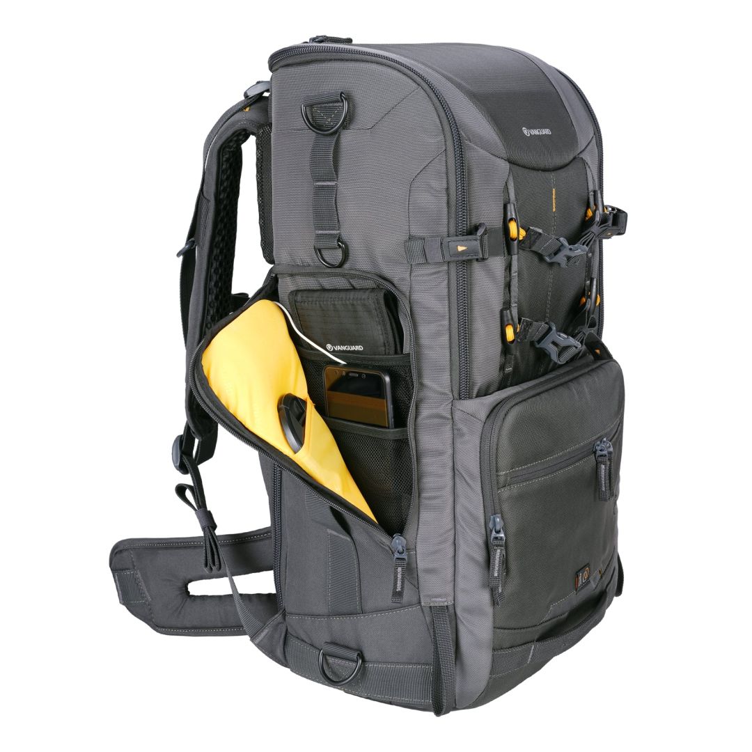 Vanguard Alta Sky 69 Camera Backpack >1200mm and extra lenses 49 Litres Black