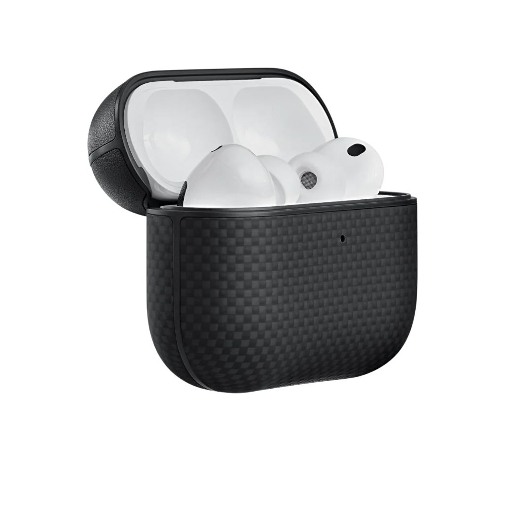 Pitaka Aramid Fiber Magnetic Case for AirPods Pro 3 Black/Grey