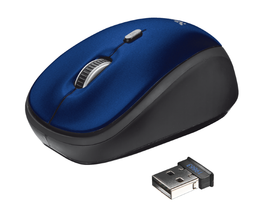 Trust Yvi Wireless Mini Mouse Blue