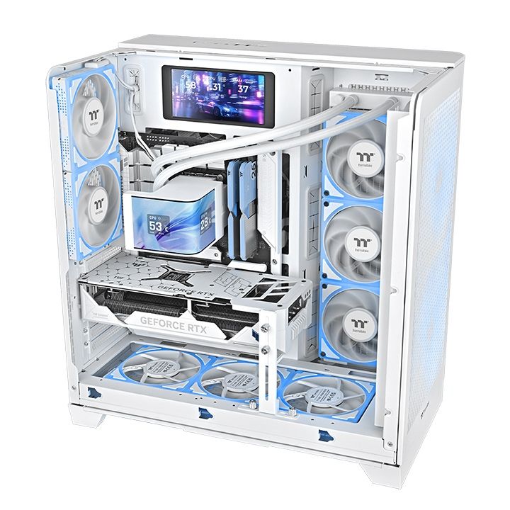 Thermaltake MAGCurve 360 Ultra ARGB Sync AIO Liquid Cooler Snow Edition