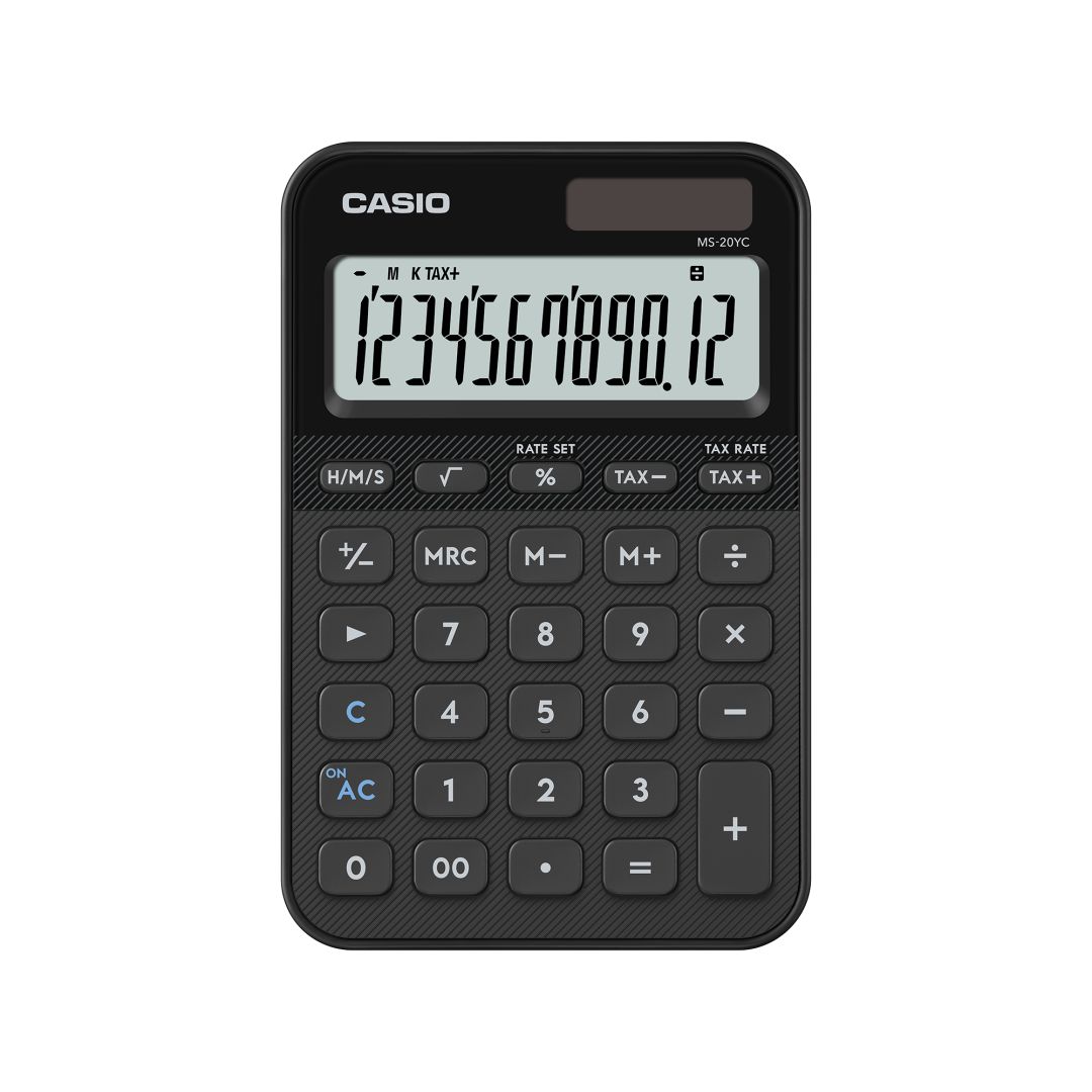 Casio MS-20YC-BK Asztali számológép Black
