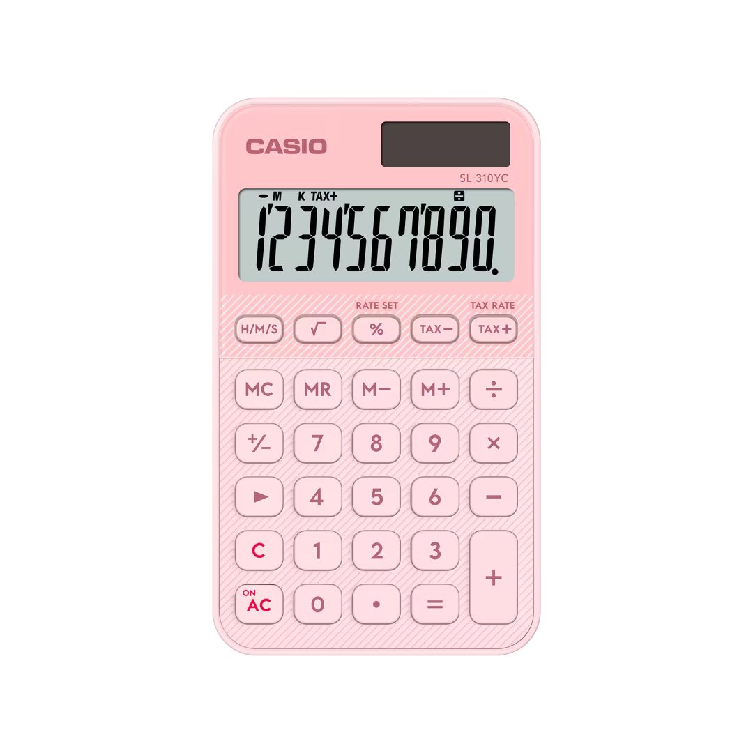 Casio SL-310YC-LP Asztali számológép Pink