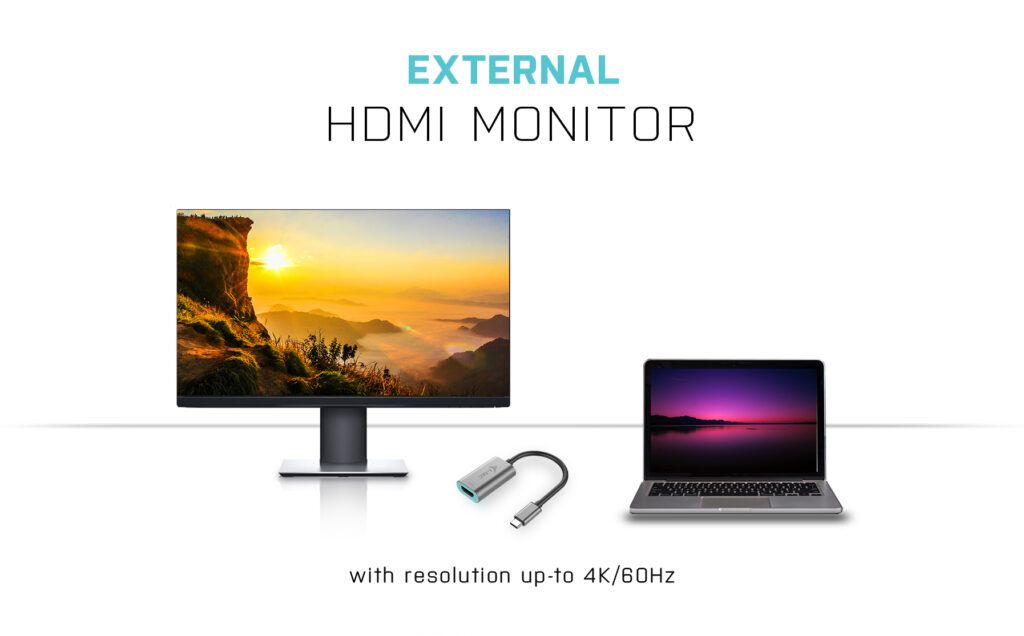 I-TEC USB-C Metal HDMI 4K/60Hz adapter cable Grey