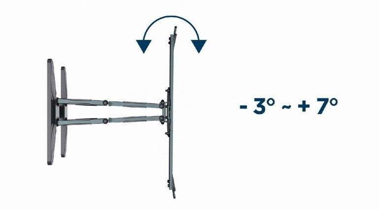 Gembird WM-80STR-01 Rotating full motion TV wall mount 40