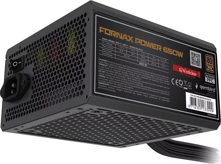 Gembird 650W 80+ Bronze CCC-PSUBRONZE-650W OEM