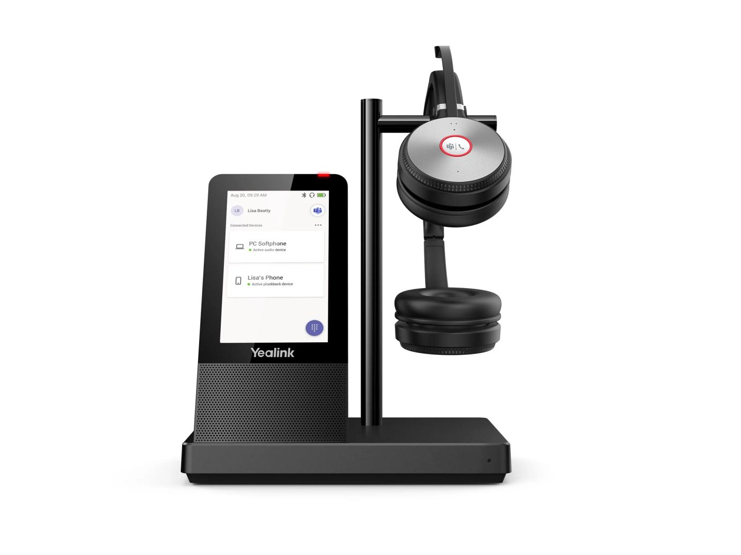 Yealink WH66 Dual Teams Dect Wireless Headset Black