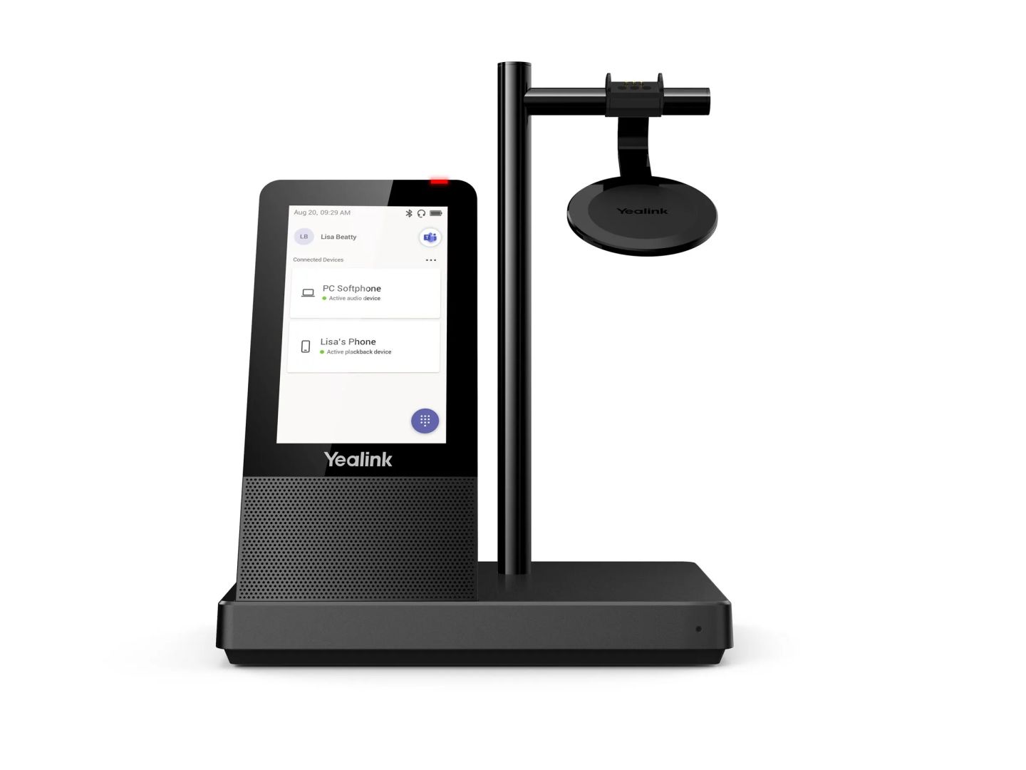 Yealink WH66 Dual Teams Dect Wireless Headset Black