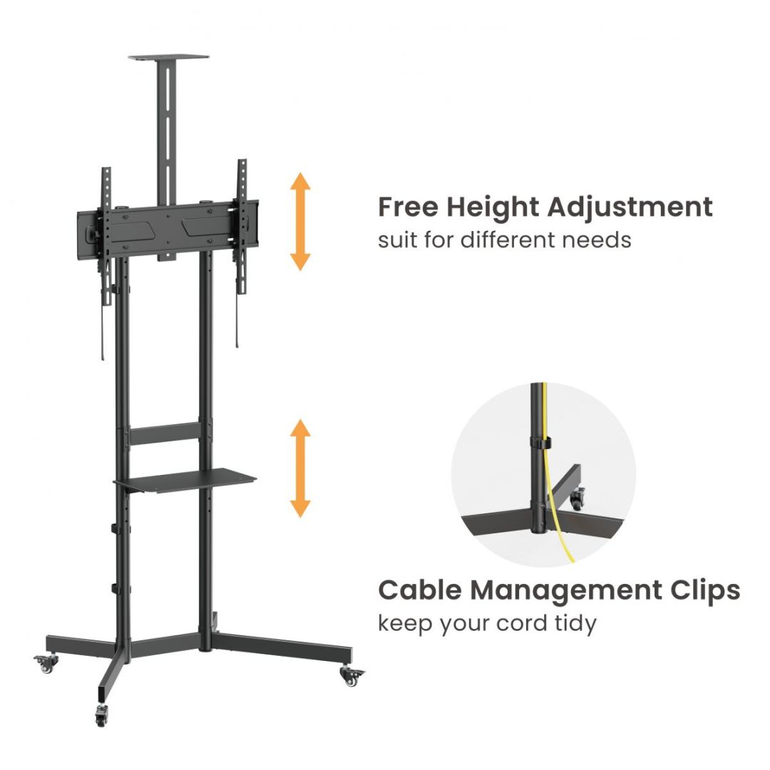 EQuip Economy TV Trolley 37
