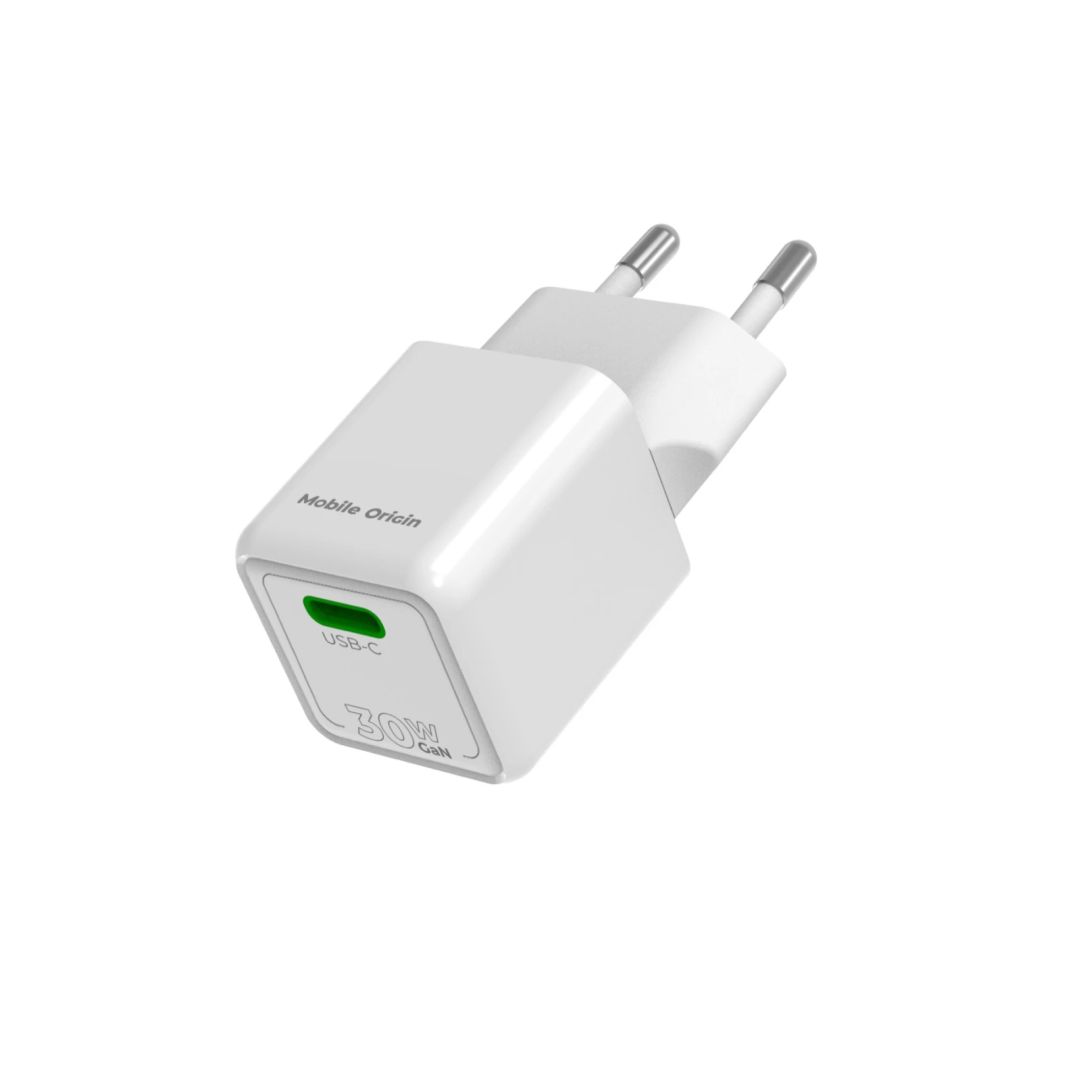 Mobile Origin 30W Mini Charger PW23 USB-C White