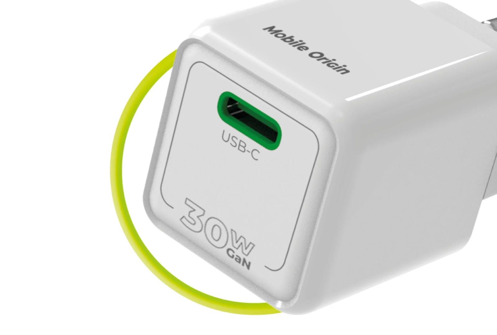 Mobile Origin 30W Mini Charger PW23 USB-C White