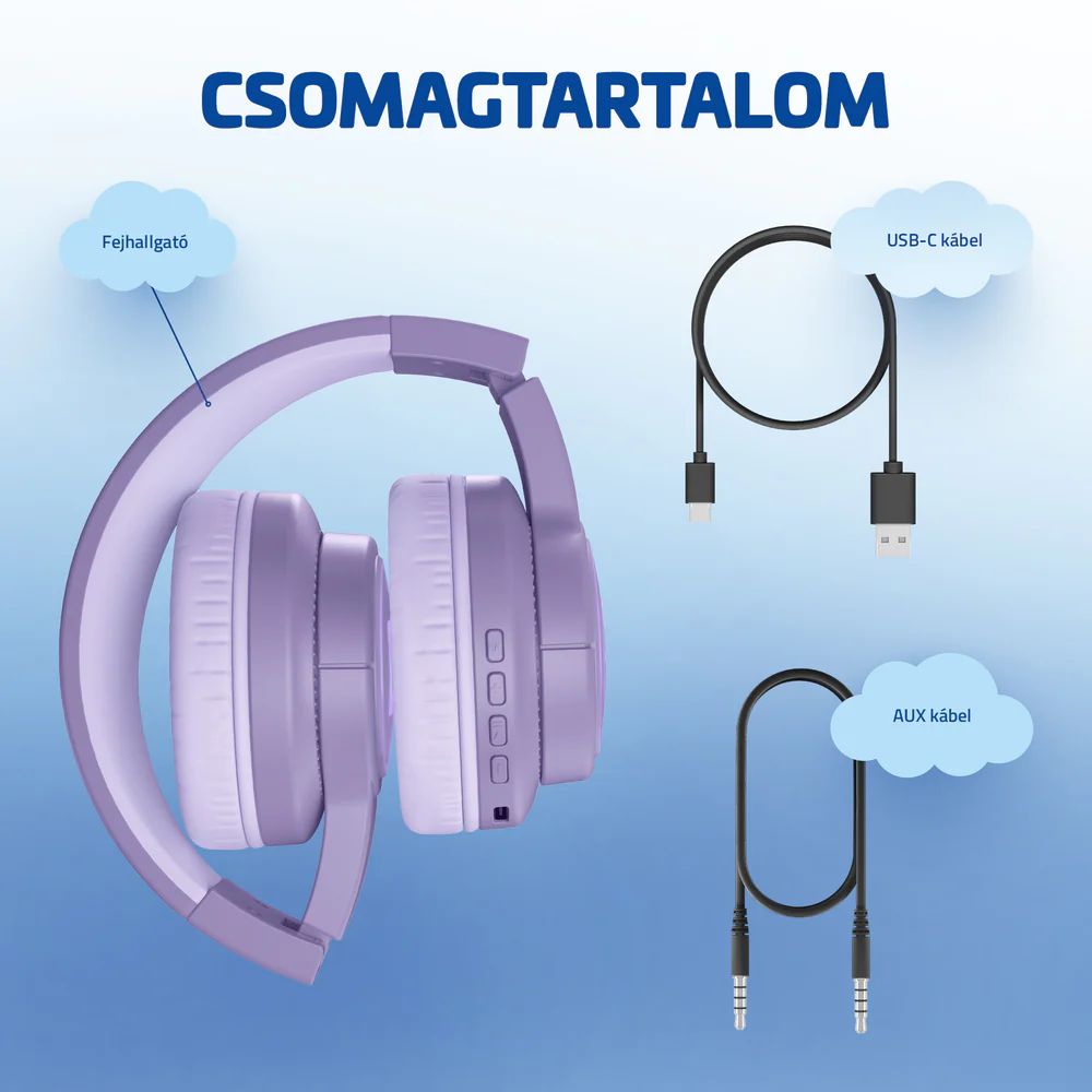 Lamax GlowKid1 Bluetooth Headset Pink