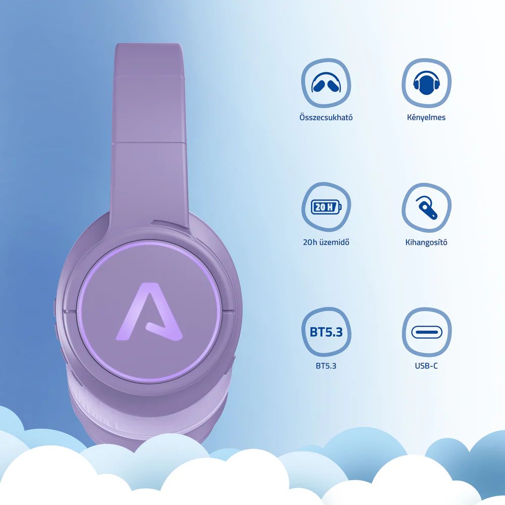 Lamax GlowKid1 Bluetooth Headset Pink