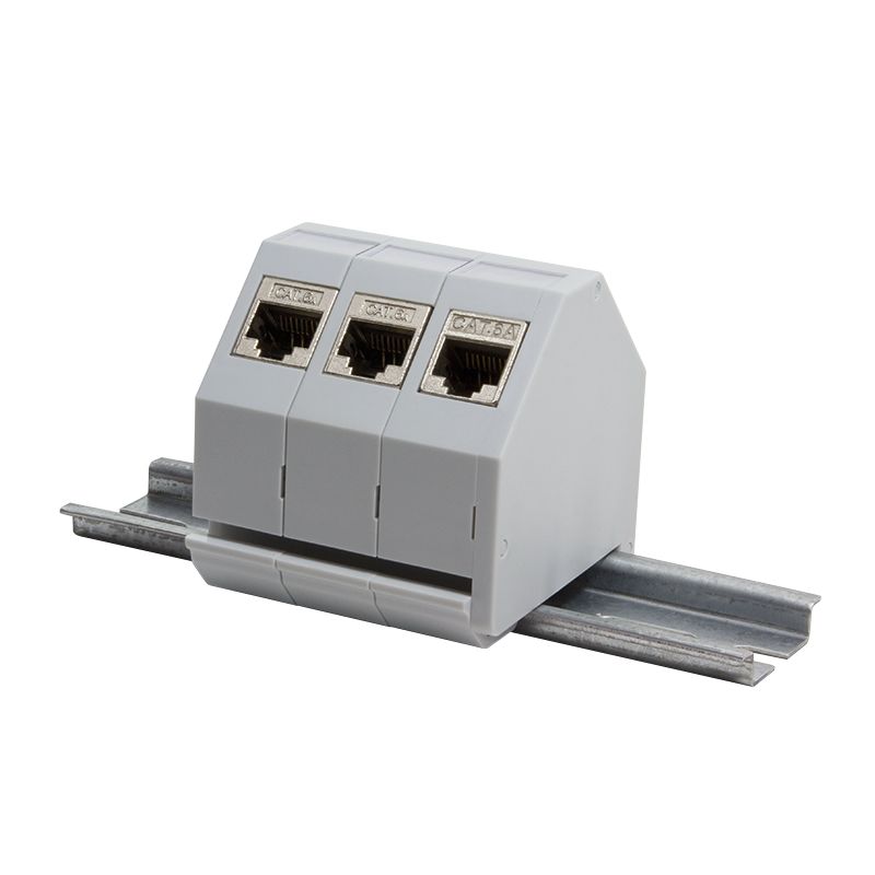Logilink DIN-rail adapter for one RJ45 keystone module