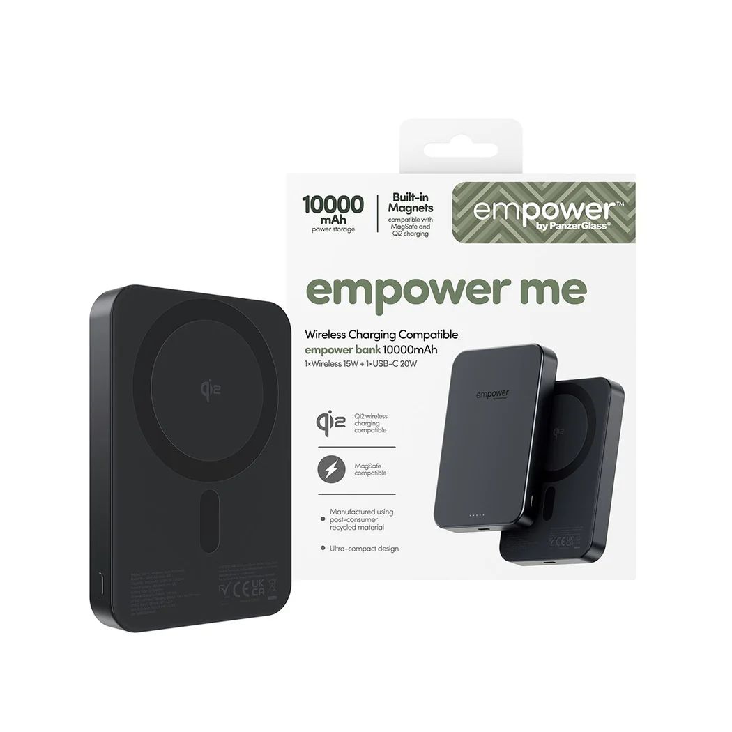 PanzerGlass empower 10000mAh PowerBank Space Black