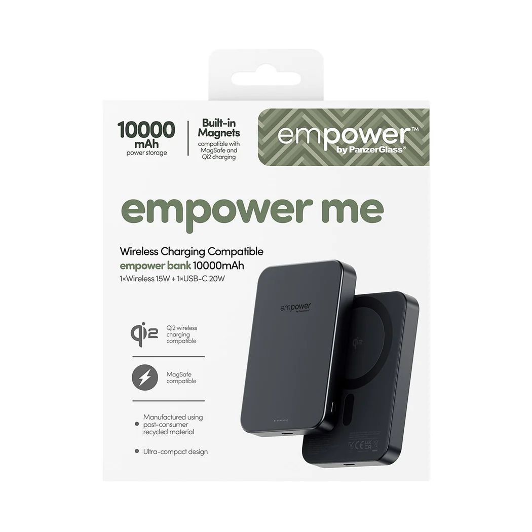 PanzerGlass empower 10000mAh PowerBank Space Black