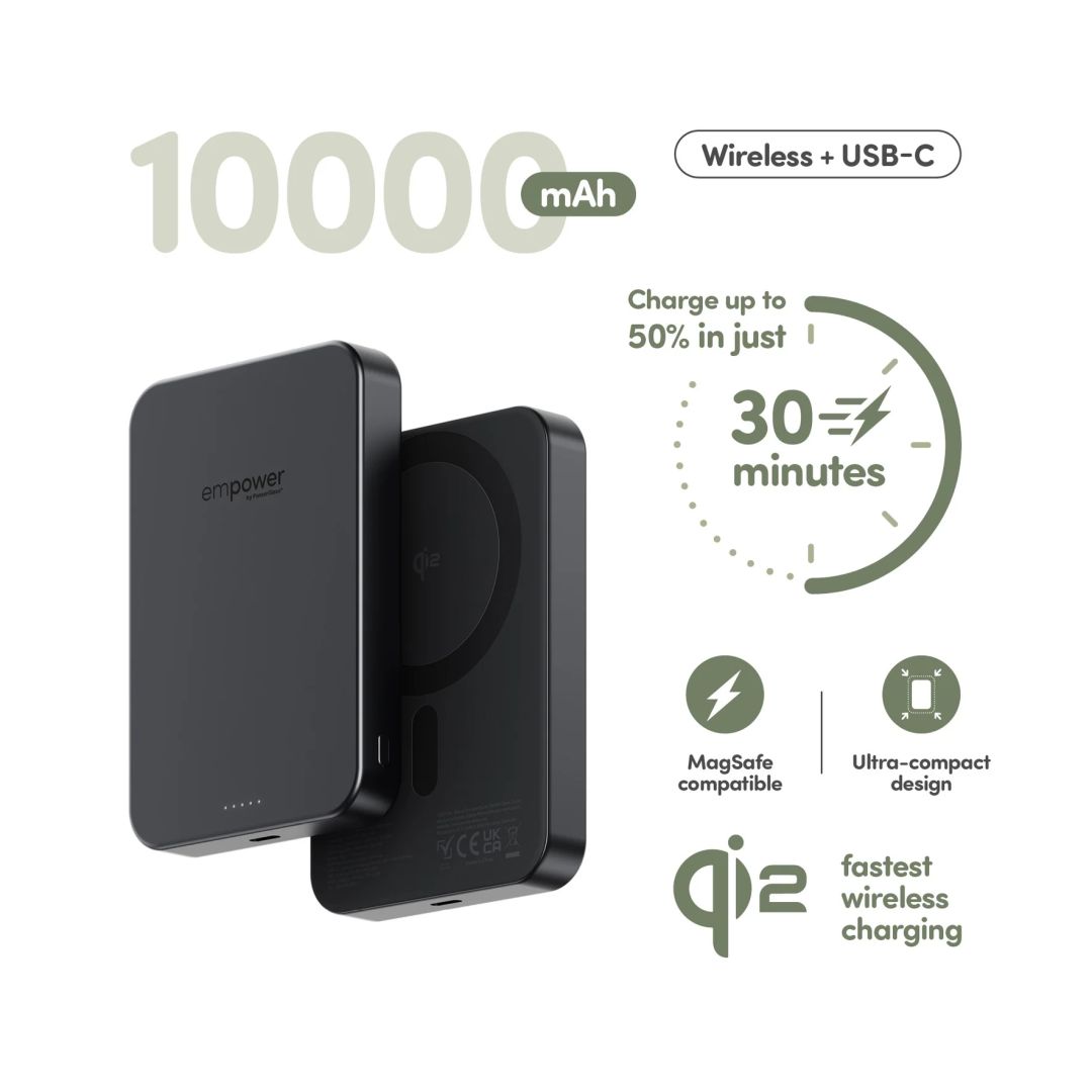 PanzerGlass empower 10000mAh PowerBank Space Black