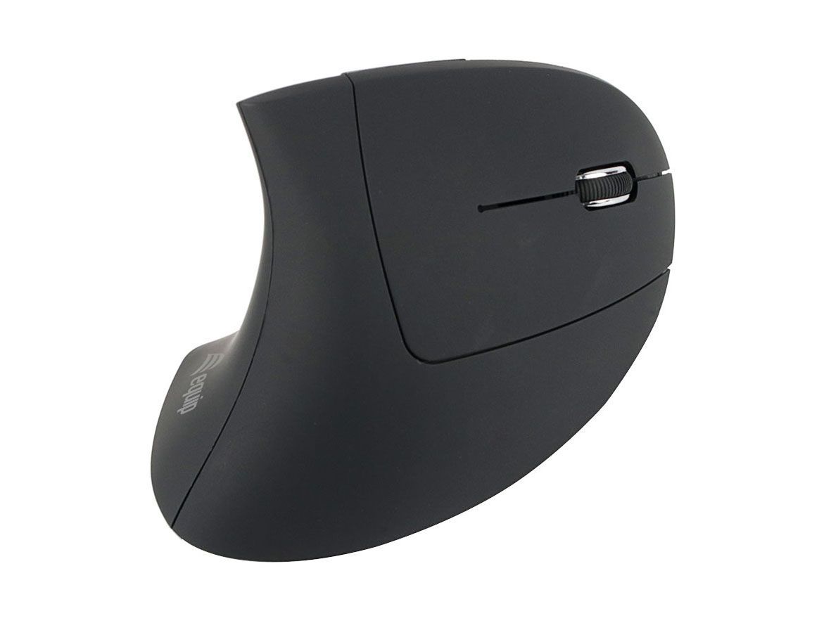 EQuip Ergonomic Wireless Mouse Black
