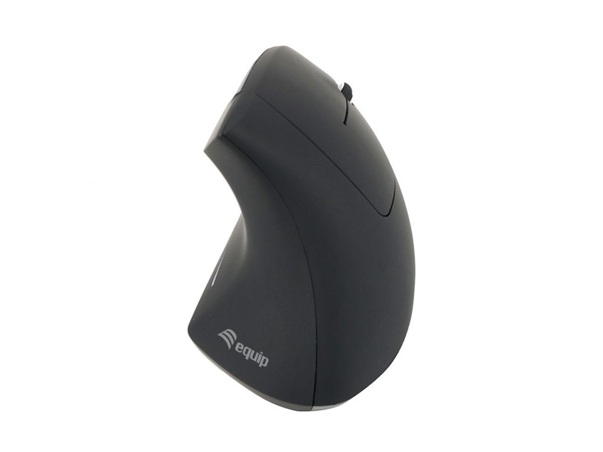 EQuip Ergonomic Wireless Mouse Black