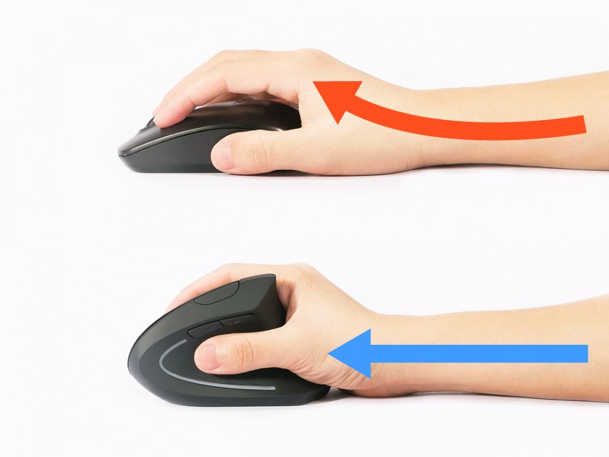 EQuip Ergonomic Wireless Mouse Black