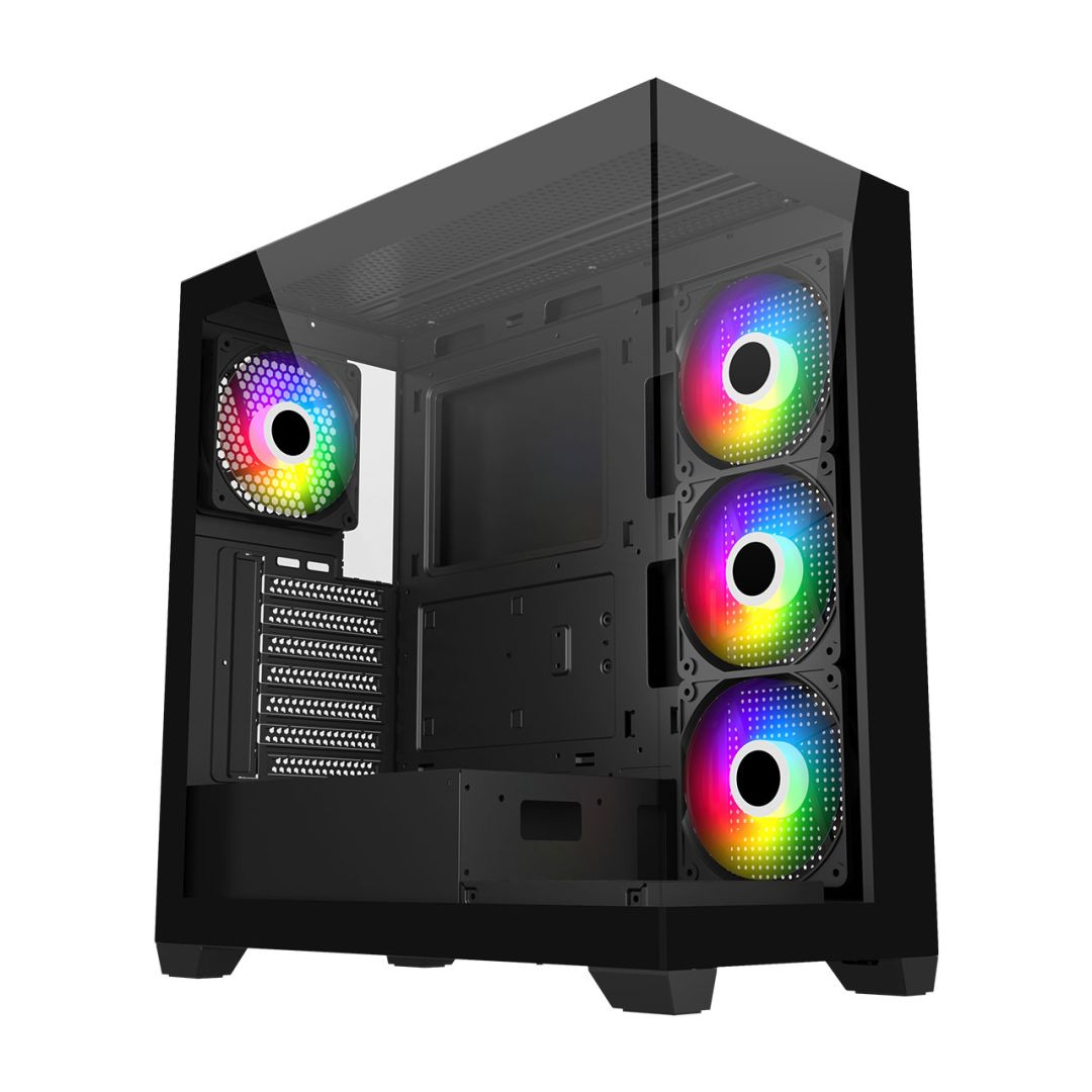 FSP M340 RGB Tempered Glass Black