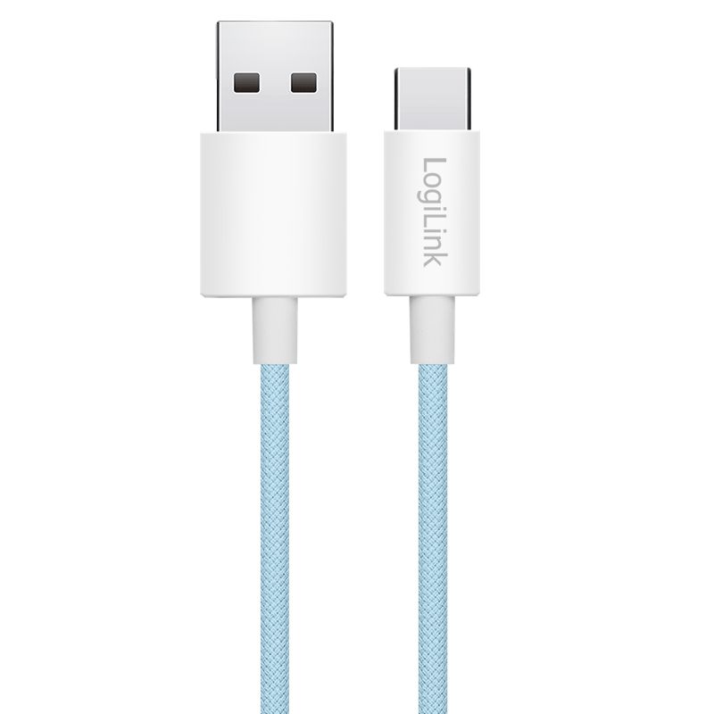 Logilink USB 2.0 Type-C C/M - A/M 60W cable 1m Blue