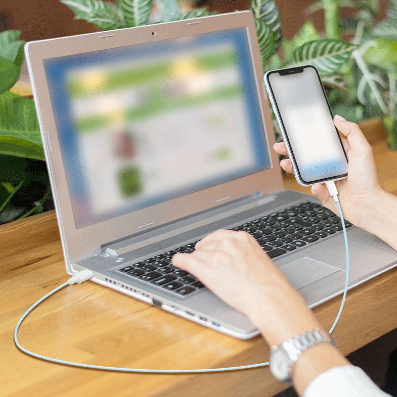 Logilink USB 2.0 Type-C C/M - A/M 60W cable 1m Blue