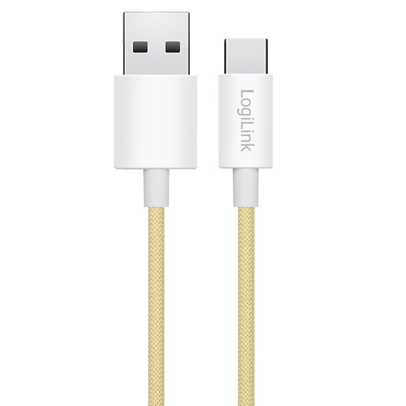 Logilink USB 2.0 Type-C C/M - A/M 60W cable 1m Yellow