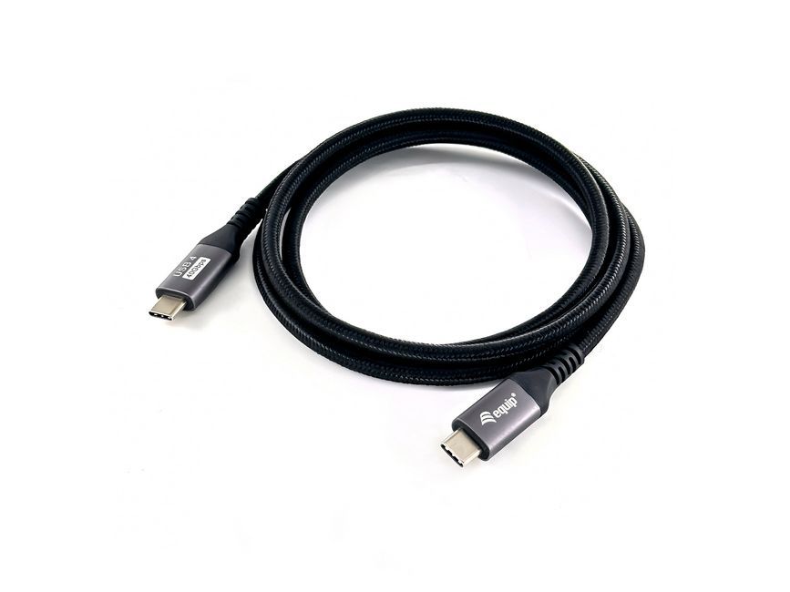 EQuip USB-C 4 Gen3 to USB-C 240W cable 2m Black