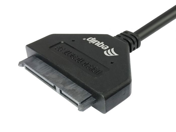 EQuip USB 3.0 to SATA Adapter Cable Black