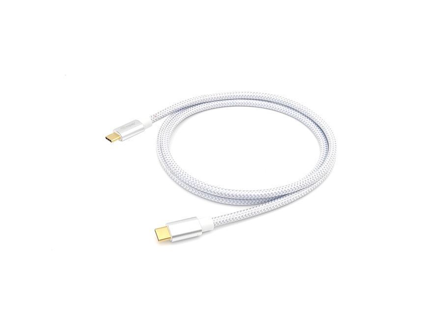 EQuip USB-C 3.2 Gen2 to USB-C 100W cable 1m White