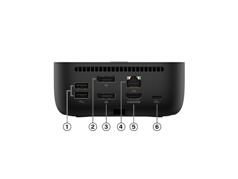 HP USB-C 100W G6 Dock Black