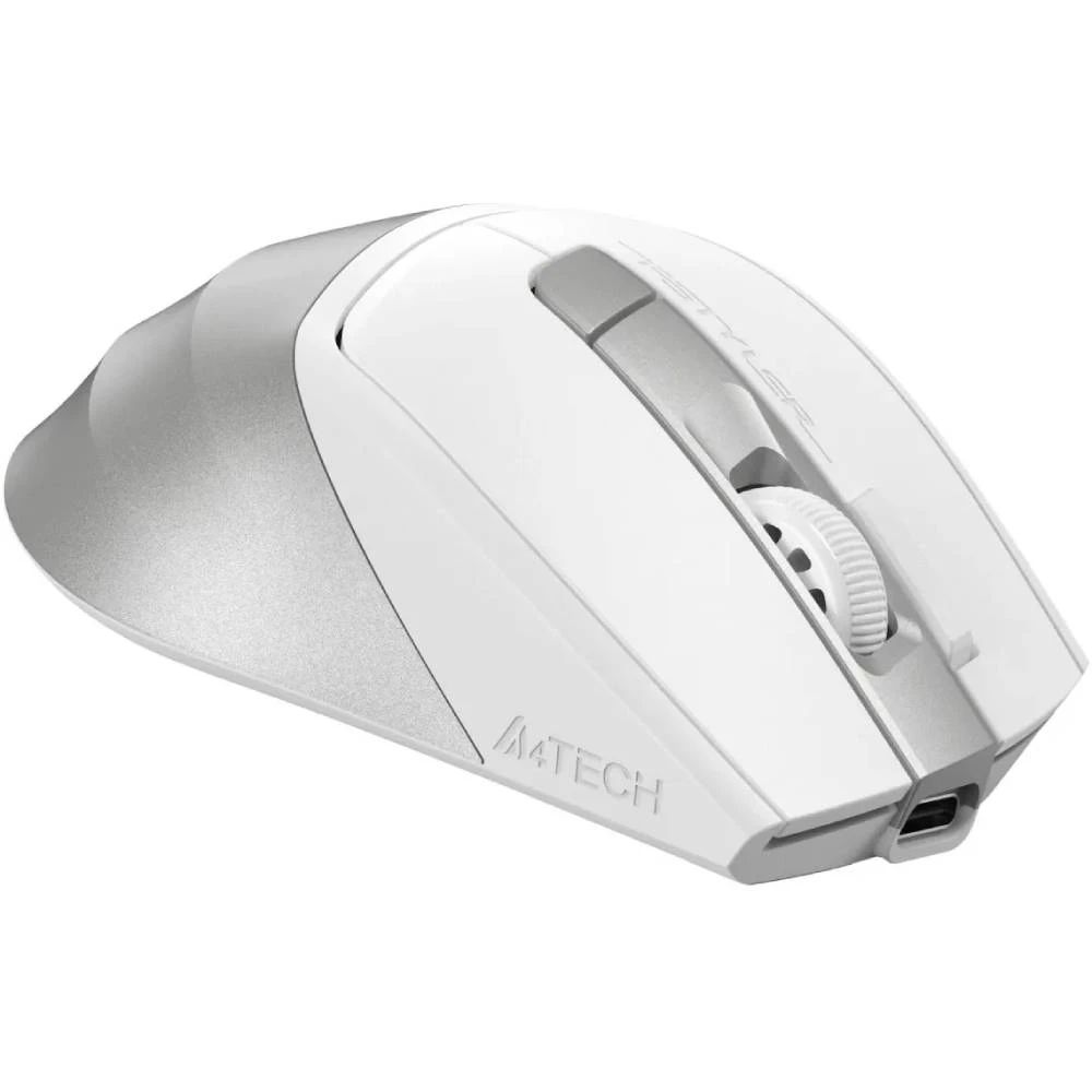 A4-Tech Fstyler FB45CS Air2 Wireless Mouse Silver White