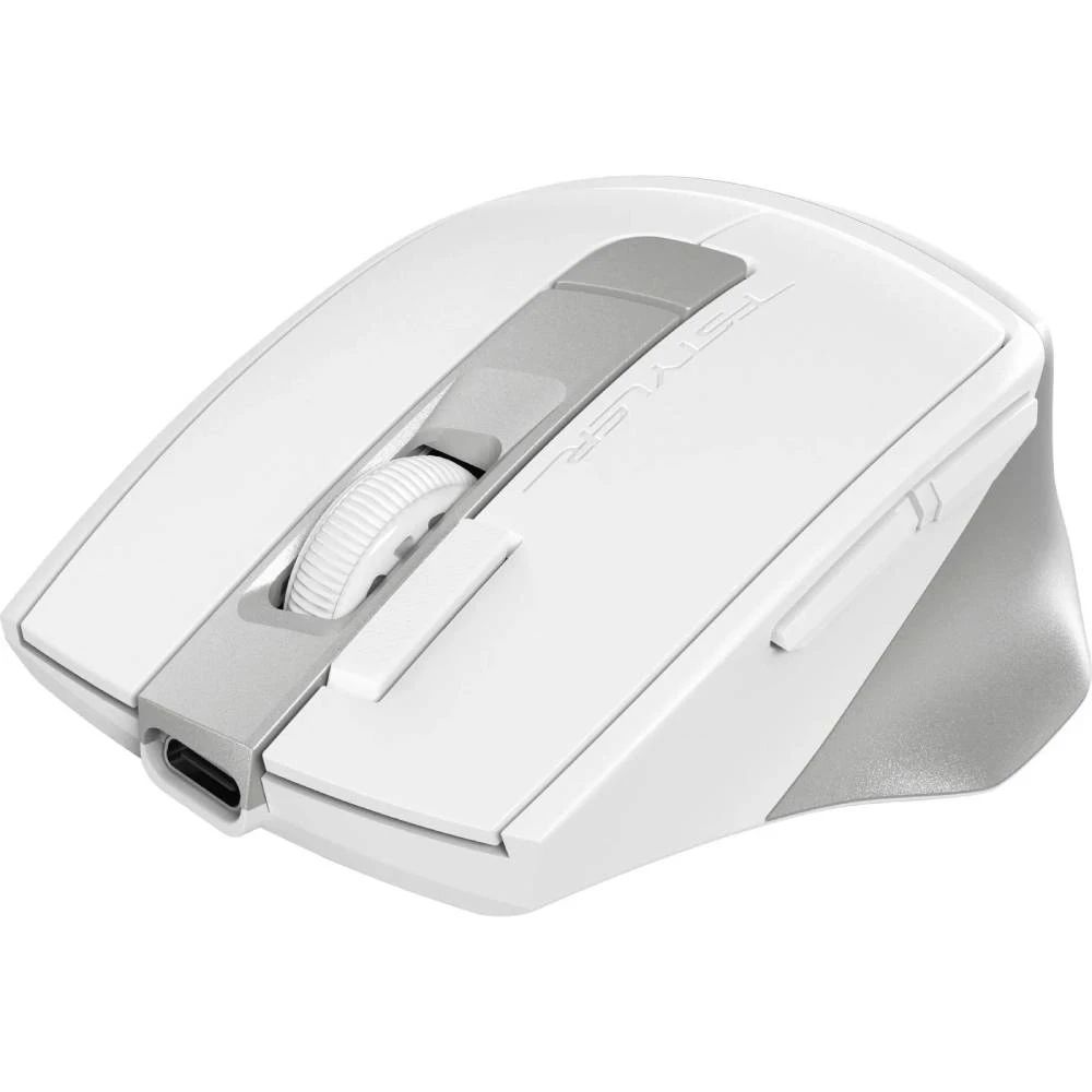 A4-Tech Fstyler FB45CS Air2 Wireless Mouse Silver White