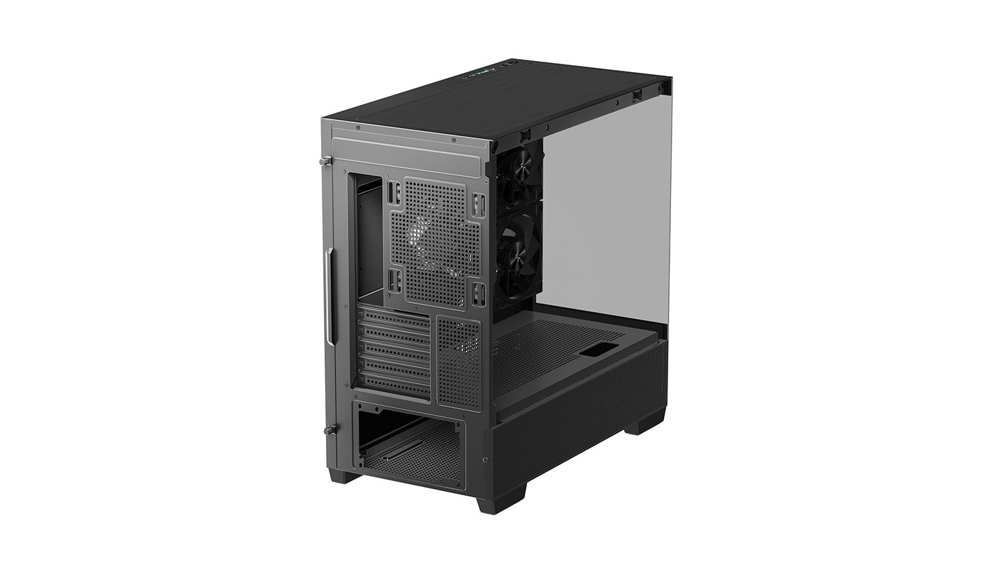 DeepCool CG380 3F Tempered Glass Black