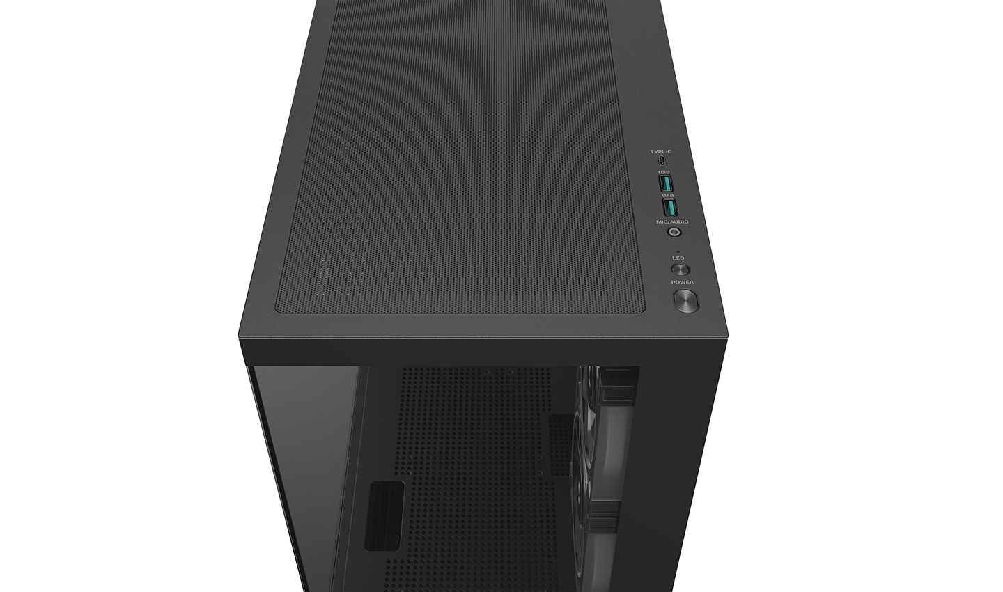 DeepCool CG380 3F Tempered Glass Black