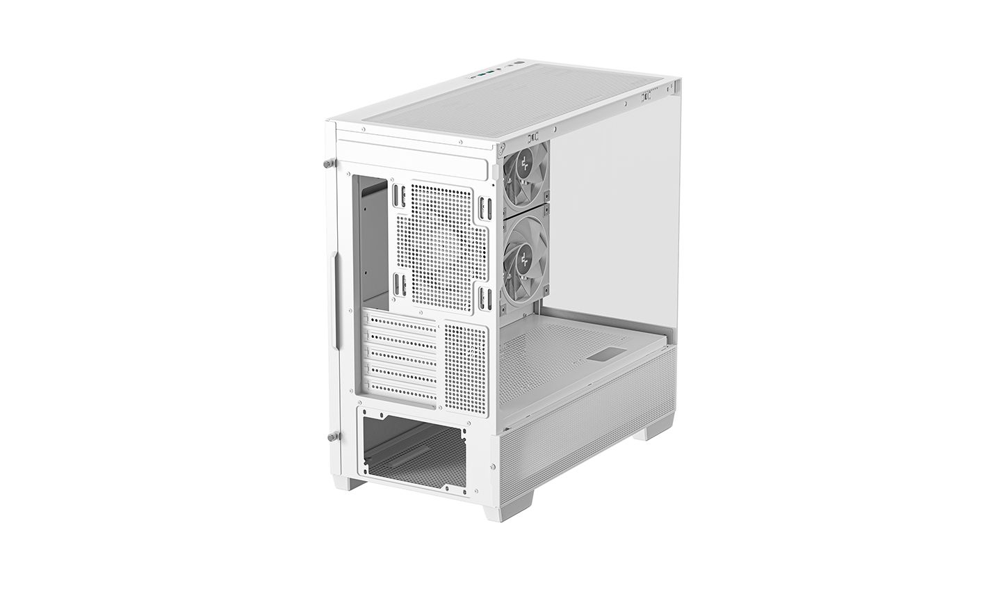 DeepCool CG380 3F WH Tempered Glass White