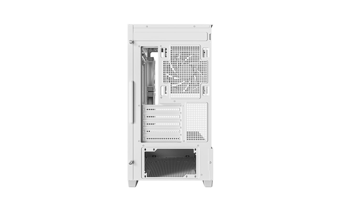 DeepCool CG380 3F WH Tempered Glass White