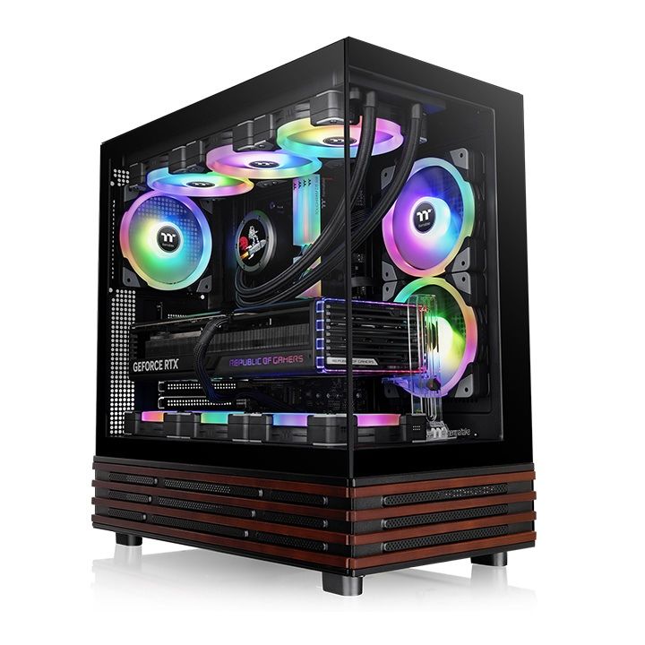 Thermaltake View 270 Plus WS ARGB Tempered Glass Black