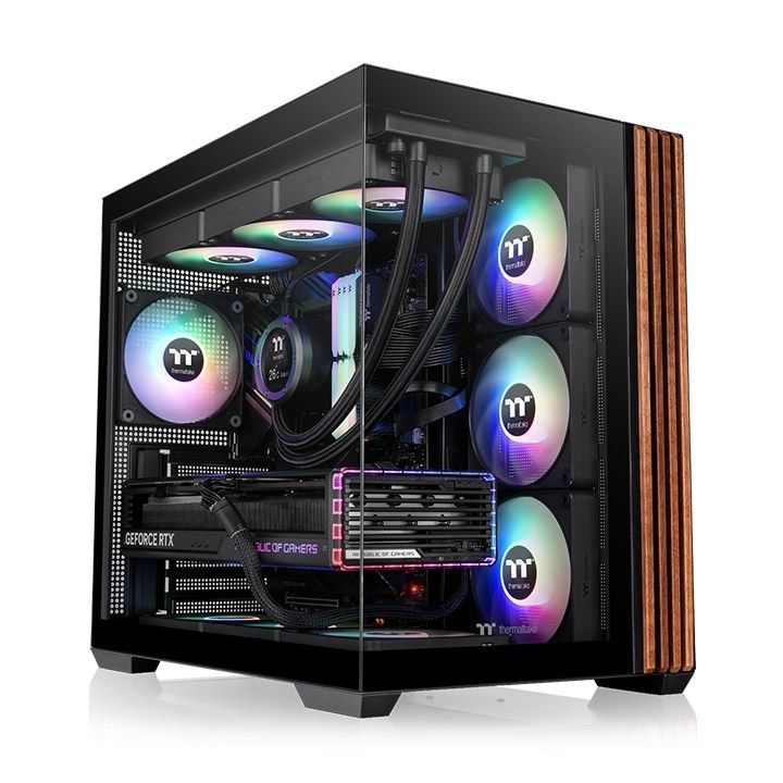 Thermaltake View 380 WS ARGB Tempered Glass Black
