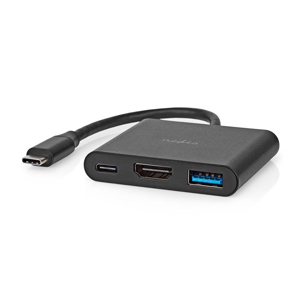Nedis CCGB64770BK01 USB Multi-Port Adapter Black