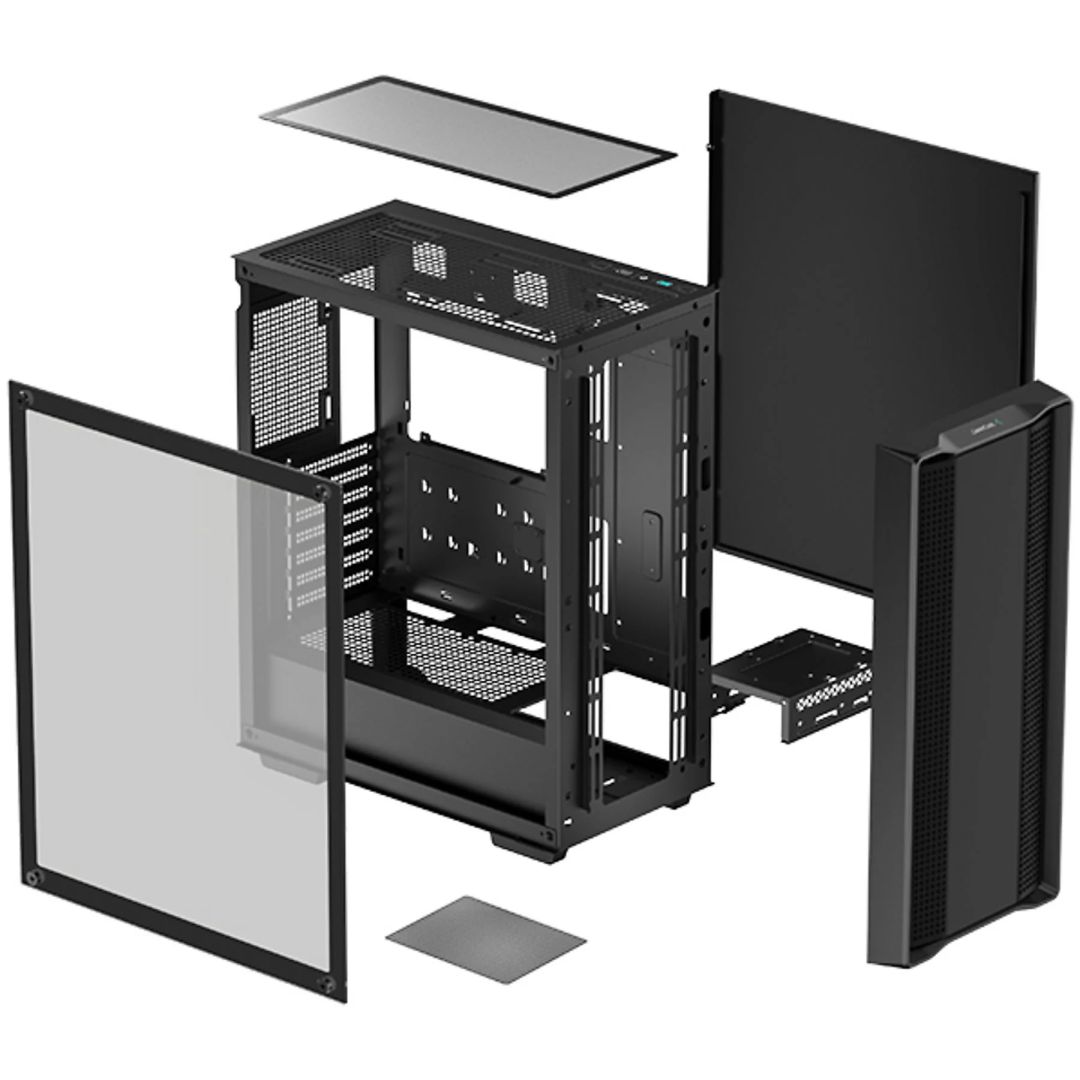 DeepCool CC560 Limited V2 Tempered Glass Black
